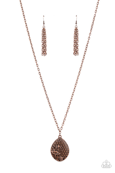 Paparazzi Wearable Wildflowers - Copper Necklace