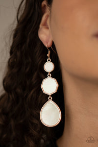 Paparazzi Progressively Posh - Rose Gold Earrings