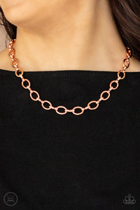 Paparazzi Craveable Couture - Shiny Copper Necklace