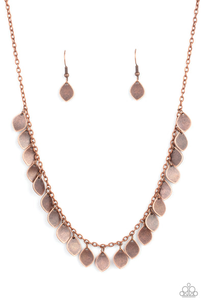 Paparazzi Dainty DISCovery - Copper Necklace