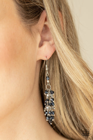 Paparazzi Celestial Chandeliers - Blue Earrings