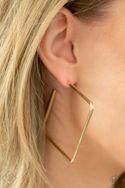 Paparazzi Material Girl Magic - Gold Earrings