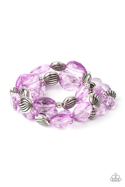 Paparazzi Crystal Charisma - Purple Bracelet