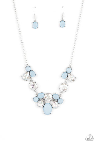 Paparazzi Ethereal Romance - Cerulean Blue Necklace