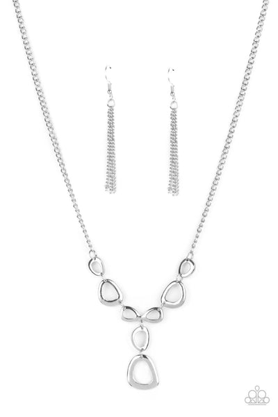 Paparazzi So Mod - Silver Necklace