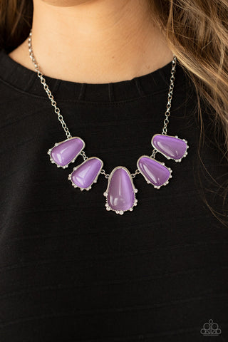 Paparazzi Newport Princess - Purple Necklace