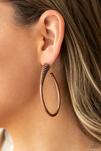 Paparazzi Fully Loaded - Copper Earrings