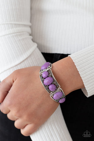 Paparazzi Southern Splendor - Purple Bracelet
