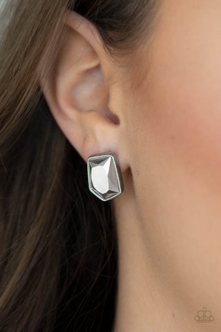 Paparazzi Indulge Me - Silver Earrings