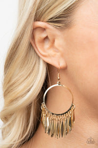 Paparazzi Radiant Chimes - Gold Earrings