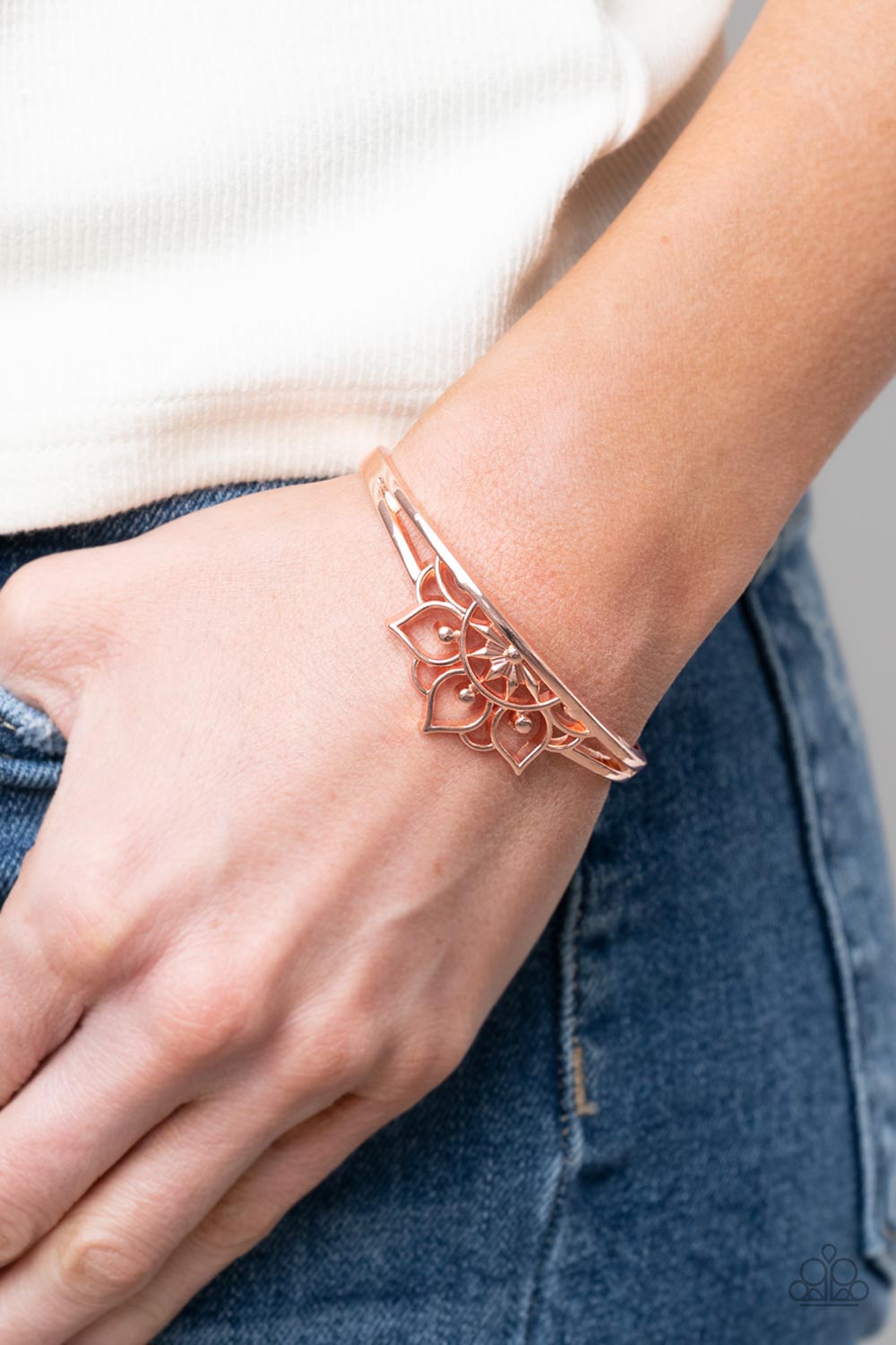 Paparazzi Mandala Mindfulness - Shiny Copper Bracelet