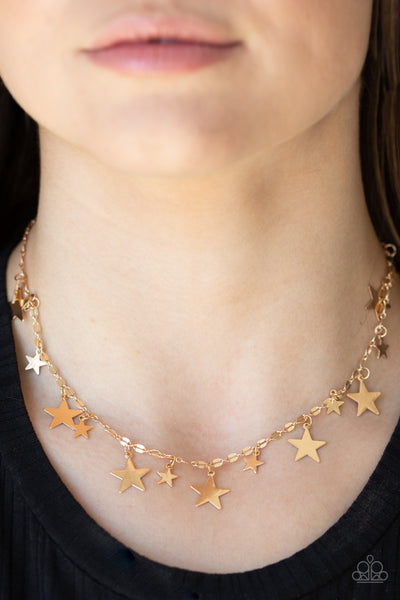 Paparazzi Starry Shindig - Gold Necklace