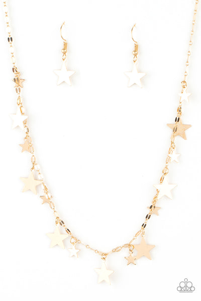 Paparazzi Starry Shindig - Gold Necklace