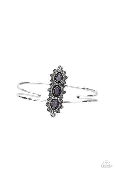 Fairytale Flowerbeds Purple Bracelet