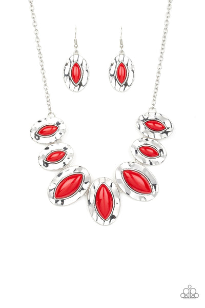 Paparazzi Terra Color - Red Necklace