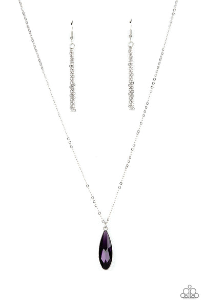 Paparazzi Prismatically Polished - Purple Necklace