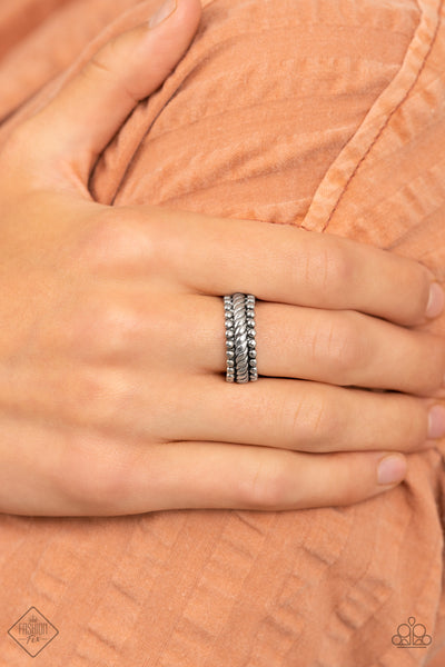 Paparazzi Tangible Texture Silver Ring
