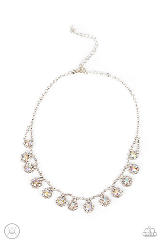 Paparazzi Princess Prominence Multi Iridescent Necklace