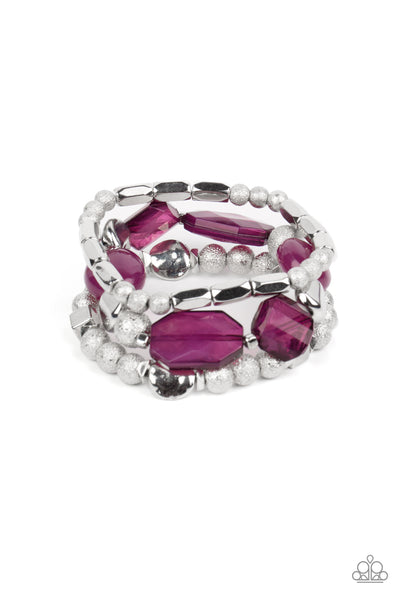 Paparazzi Marina Magic- Purple Bracelet
