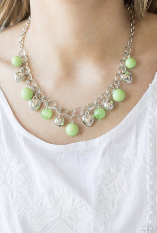 Paparazzi Summer Fling - Green Necklace