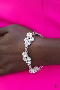 Paparazzi Duchess Dowry White Bracelet