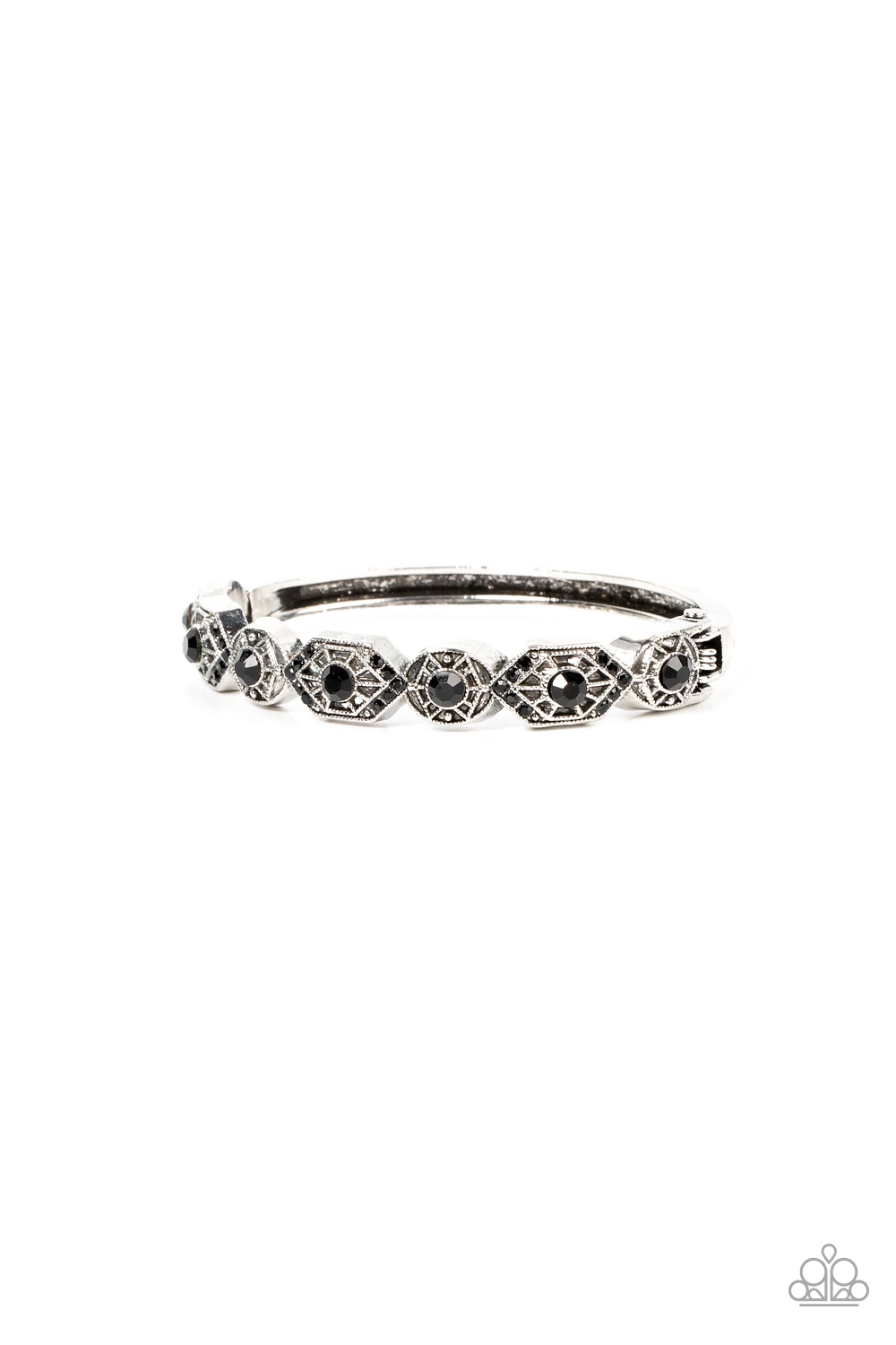 Paparazzi Eye-Opening Opulence - Black Bracelet