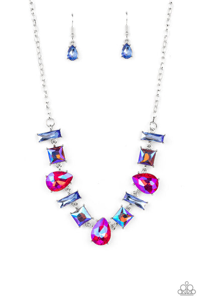 Paparazzi Interstellar Ice Pink Necklace