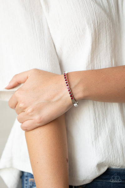 Paparazzi Stellar Beam Red Bracelet