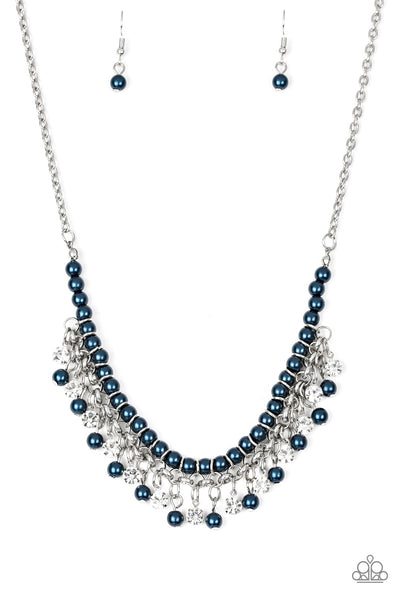 Paparazzi Blue $10 Set - A Touch of CLASSY Necklace and Gracefully Gatsby Earrings