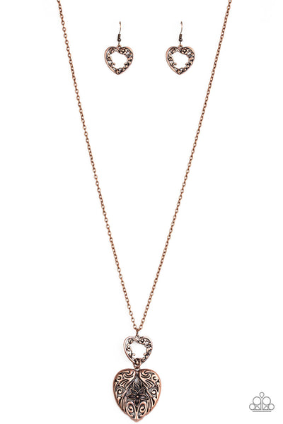 Paparazzi Garden Lovers - Copper Necklace