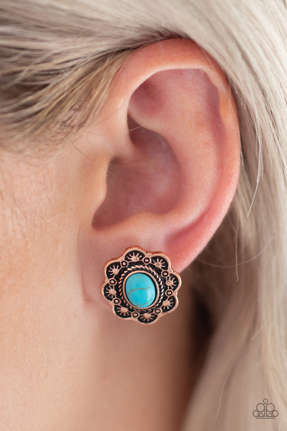 Paparazzi Springtime Deserts - Copper Earrings