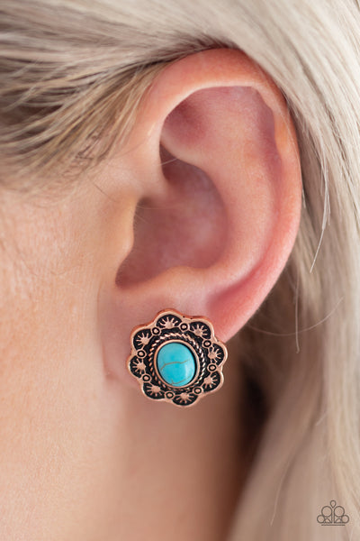 Paparazzi Springtime Deserts - Copper Earrings