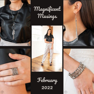 Paparazzi Magnificent Musings February 2022 Fashion Fix Silver $20 Set