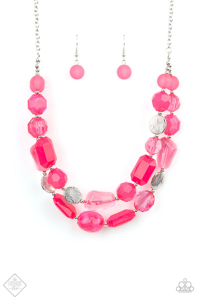 Paparazzi Oceanic Opulence Pink Necklace