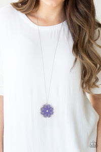 Paparazzi Spin Your PINWHEELS - Purple Necklace