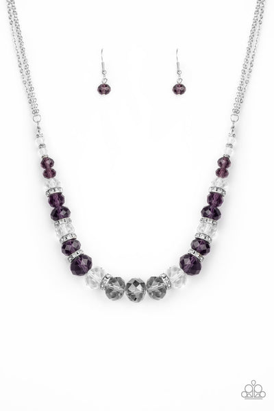Paparazzi Distracted by Dazzle - Purple Necklace