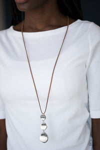 Paparazzi Embrace The Journey - Brown Necklace