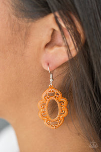 Paparazzi Mantras and Mandalas - Orange Earrings