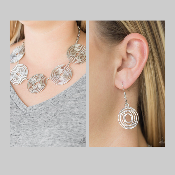 Paparazzi SOL-Mates - Silver Necklace