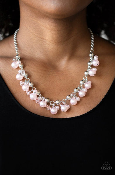 Paparazzi Duchess Royale - Pink Necklace