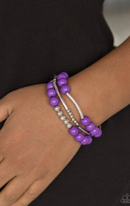 Paparazzi New Adventures - Purple Bracelet