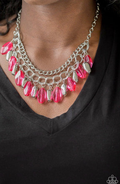 Paparazzi Spring Daydream - Pink Necklace