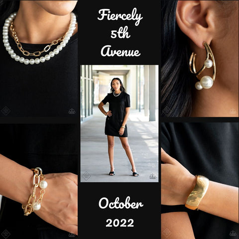 Fiercely 5th Avenue October 2022 Fashion Fix Gold $20 Set