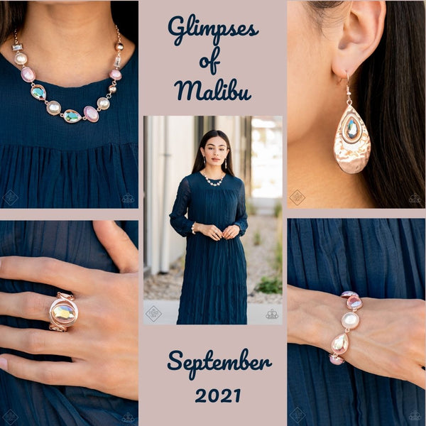 Glimpses of Malibu September 2021 Fashion Fix Rose Gold $20 Set