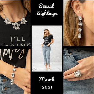 Paparazzi Sunset Sightings March 2021 Fashion Fix White $20 Set