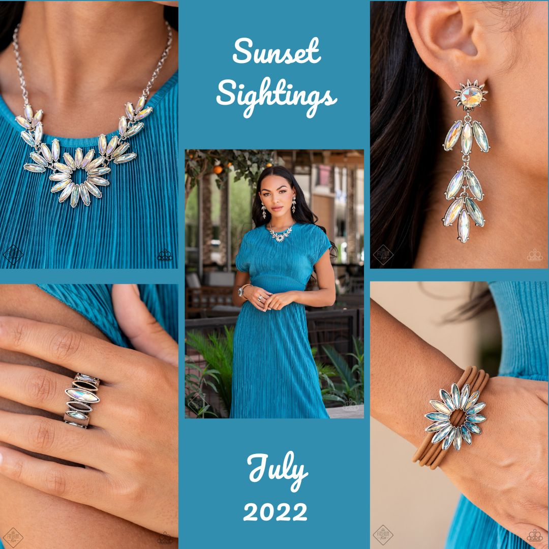 Paparazzi Sunset Sightings July 2022 Fashion Fix Multi $20 Set