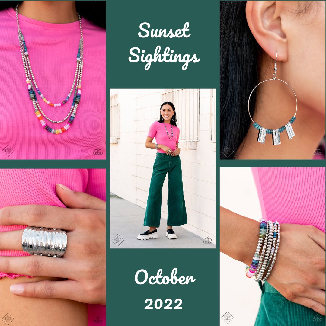 Paparazzi Sunset Sightings October 2022 Fashion Fix Multi $20 Set