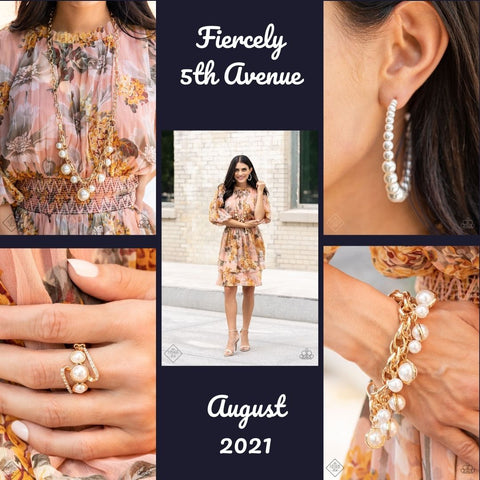 Fiercely 5th Avenue August 2021 Fashion Fix Gold $20 Set