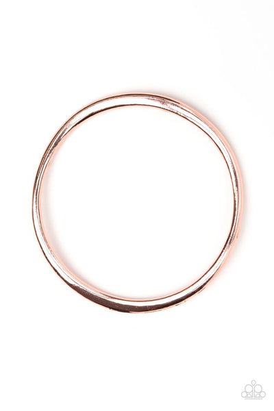 Paparazzi Awesomely Asymmetrical - Copper Bracelet