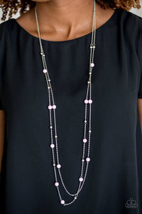 Paparazzi Beach Party Pageant Pink Necklace